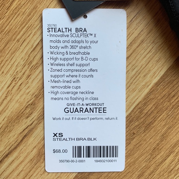 Athleta Stealth Bra High Support Sports Bra XS - Picture 5 of 5